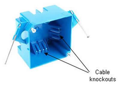 plastic versus metal box|wiring plastic electrical box knockouts.